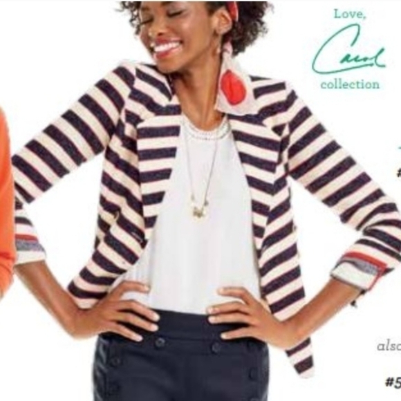 Cabi Cruise Jacket Love Carol Collection Sz 10 - Picture 8 of 8